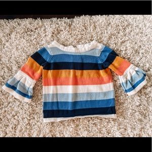 Janie and Jack baby girl flared sleeve sweater